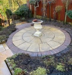 block paving driveway after cleaning